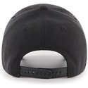 47-brand-curved-brim-schwarzes-logo-boston-red-sox-mlb-mvp-snapback-cap-schwarz-