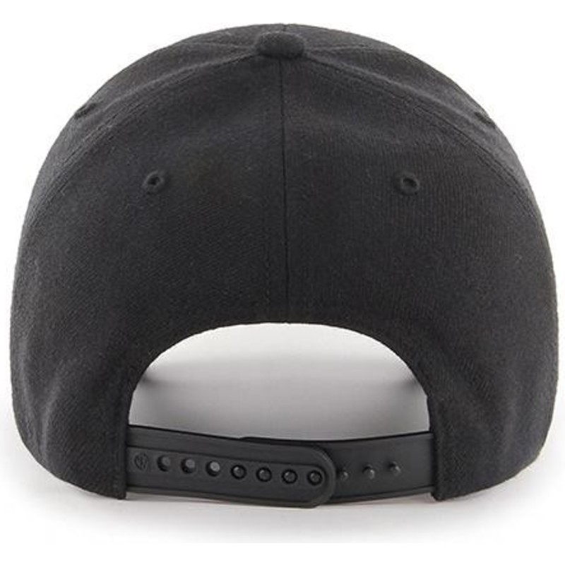47-brand-curved-brim-schwarzes-logo-boston-red-sox-mlb-mvp-snapback-cap-schwarz-