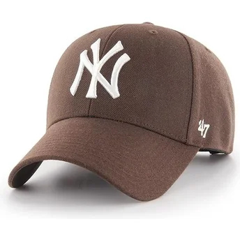Brun buet snapback-kasket fra New York Yankees MLB MVP...