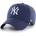 shapka-izvita-tmnosin-reguliruem-na-new-york-yankees-mlb-ot-47-brand