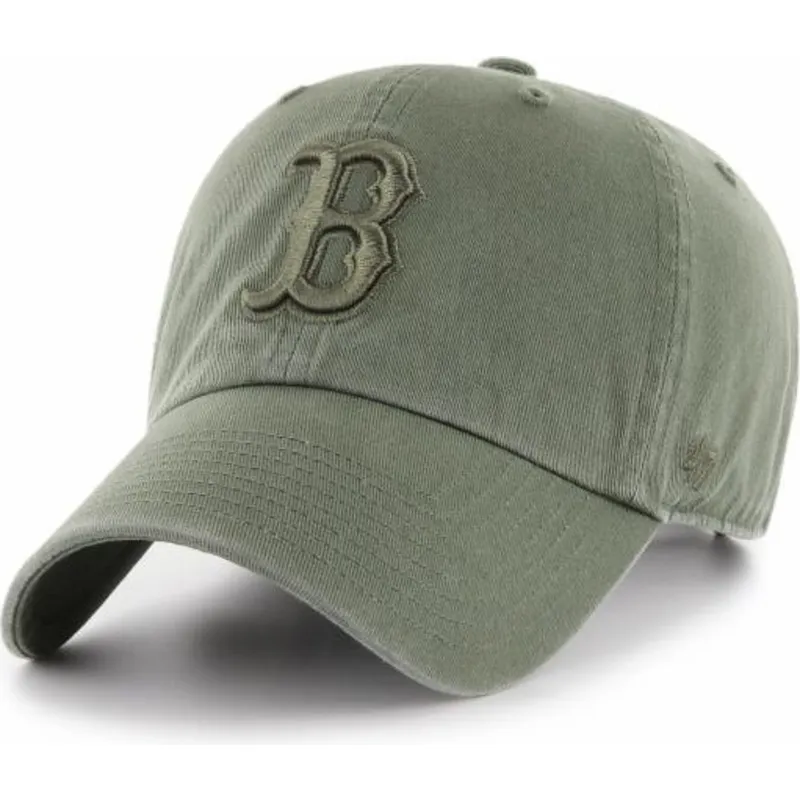 shapka-izvita-zelena-reguliruem-na-boston-red-sox-mlb-ot-47-brand