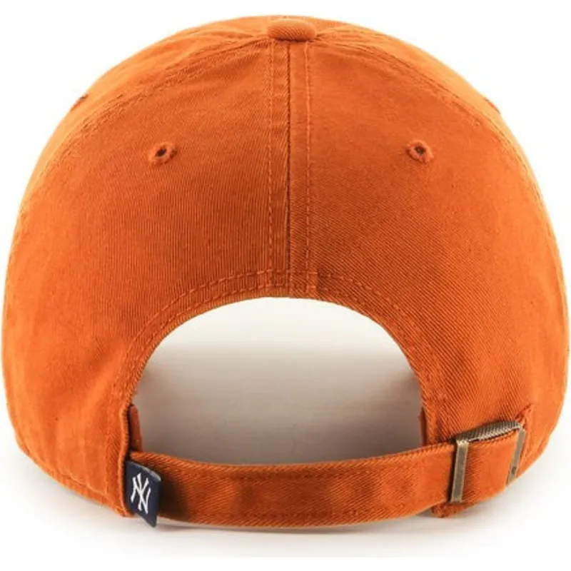 shapka-izvita-oranzhev-reguliruema-na-new-york-yankees-mlb-ot-47-brand