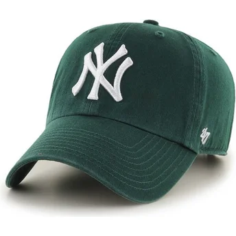 Casquette courbée verte New York Yankees Clean Up 47 Brand