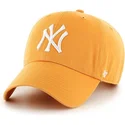 47-brand-new-york-yankees-clean-up-gelbe-kappe-mit-gebogenem-schirm