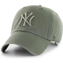 shapka-izvita-zelena-reguliruem-na-new-york-yankees-mlb-ot-47-brand