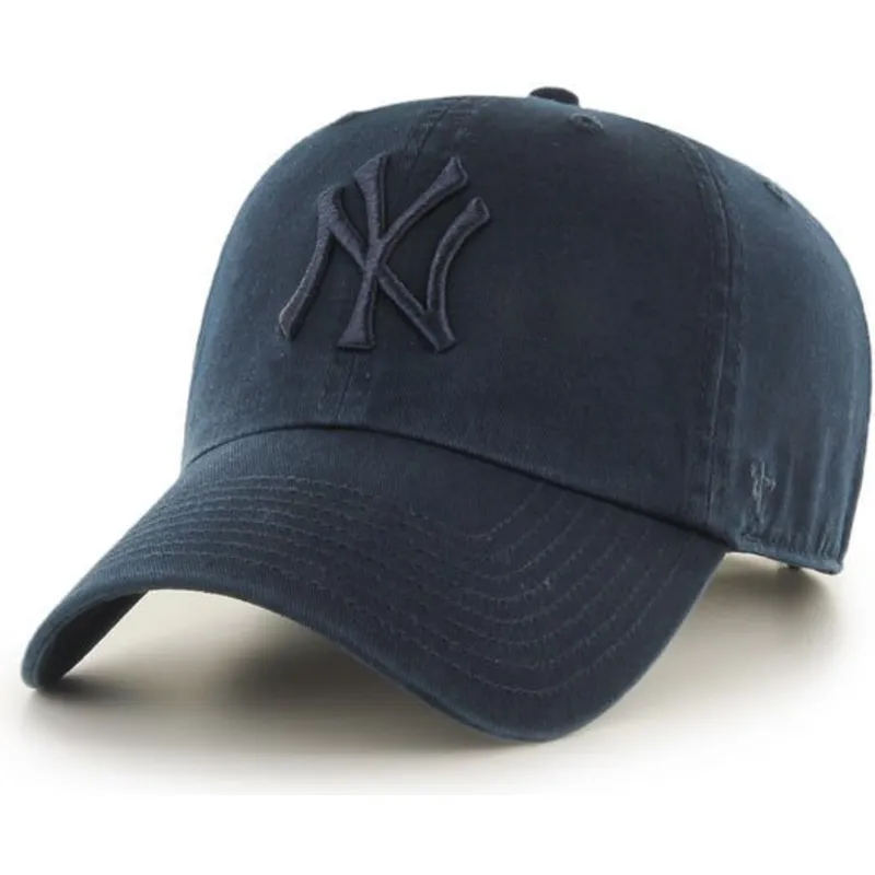 shapka-izvita-tmnosin-reguliruem-na-new-york-yankees-mlb-ot-47-brand