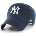 shapka-izvita-tmnosin-reguliruema-na-new-york-yankees-mlb-ot-47-brand