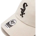shapka-izvita-krem-reguliruem-na-chicago-white-sox-mlb-ot-47-brand