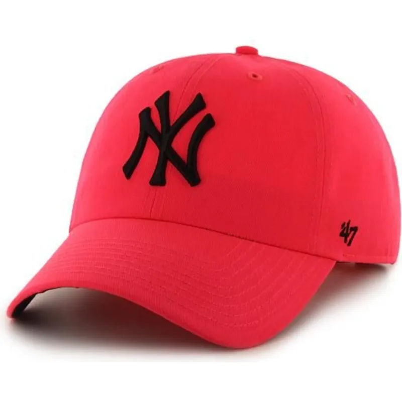 shapka-izvita-roza-reguliruem-na-new-york-yankees-mlb-ot-47-brand