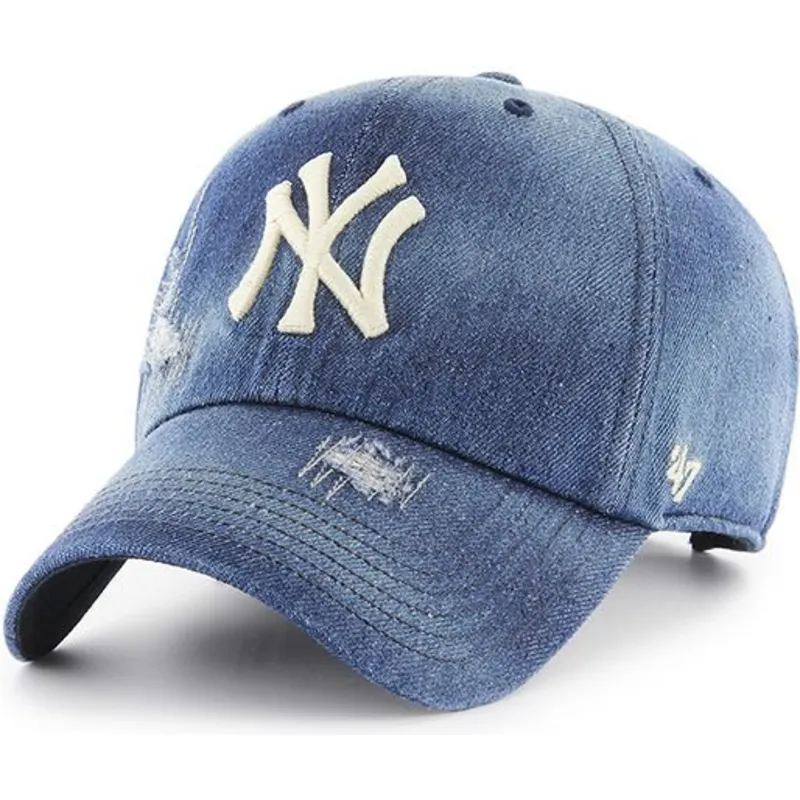 shapka-izvita-tmnosin-reguliruem-vaquero-na-new-york-yankees-mlb-ot-47-brand