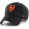 gorra-curva-negra-con-logo-naranja-de-new-york-mets-mlb-mvp-de-47-brand