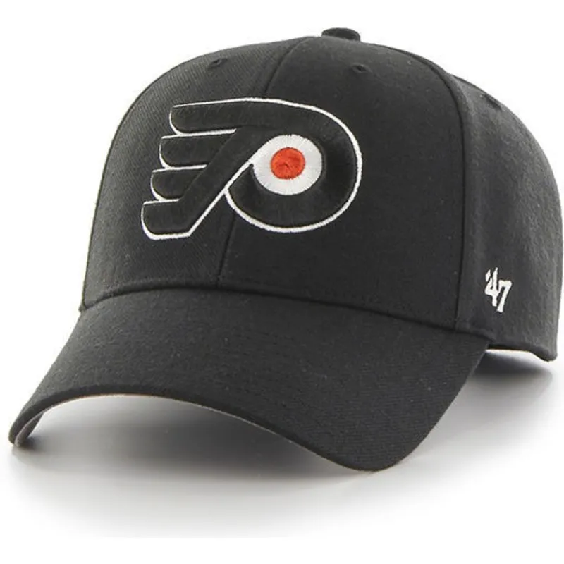 shapka-izvita-cherna-reguliruem-na-philadelphia-flyers-mlb-ot-47-brand