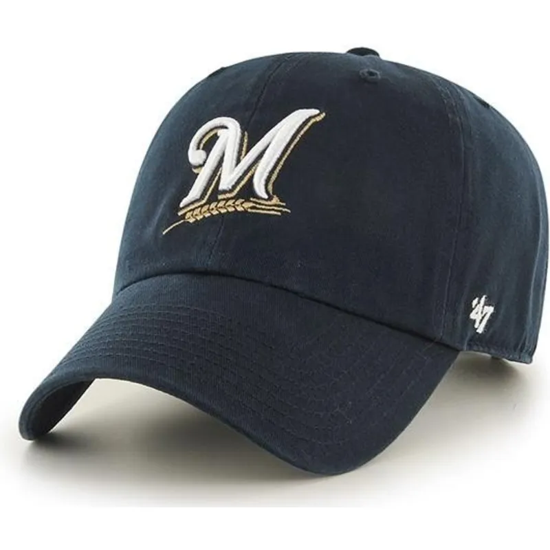 shapka-izvita-tmnosin-reguliruem-na-milwaukee-brewers-mlb-ot-47-brand