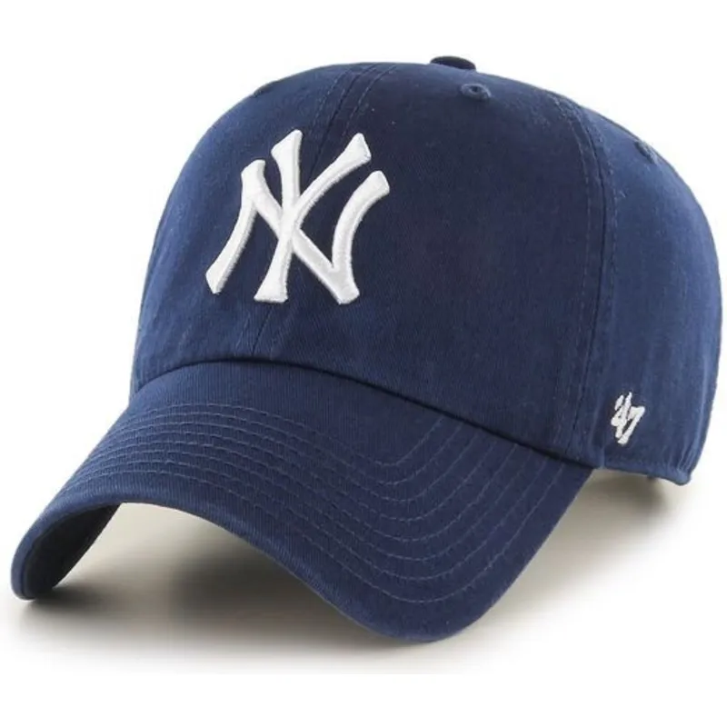 shapka-izvita-tmnosin-reguliruem-na-new-york-yankees-mlb-ot-47-brand