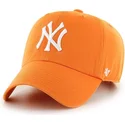 shapka-izvita-oranzhev-reguliruem-vibrante-na-new-york-yankees-mlb-ot-47-brand