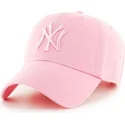 shapka-izvita-roza-reguliruem-na-new-york-yankees-mlb-ot-47-brand