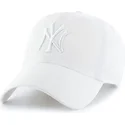shapka-izvita-byala-reguliruem-na-new-york-yankees-mlb-ot-47-brand