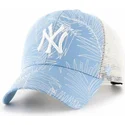 shapka-izvita-traker-sinya-snapbek-na-new-york-yankees-mlb-ot-47-brand