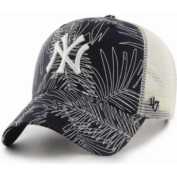 shapka-izvita-traker-tmnosin-snapbek-na-new-york-yankees-mlb-ot-47-brand