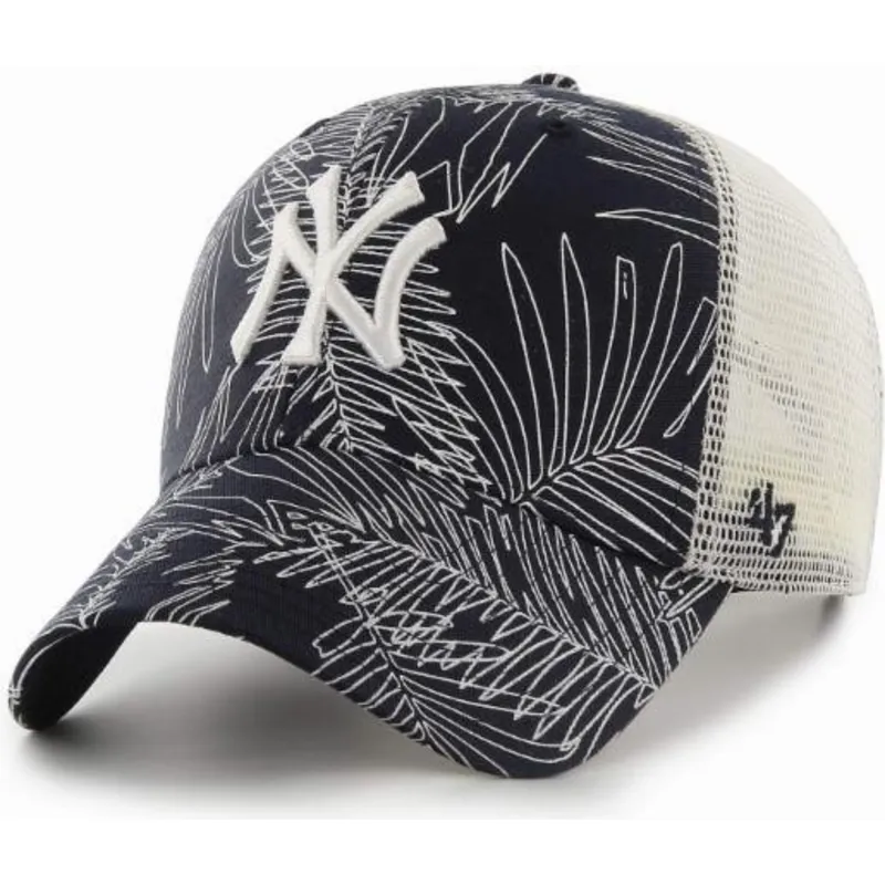 shapka-izvita-traker-tmnosin-snapbek-na-new-york-yankees-mlb-ot-47-brand