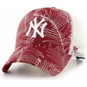 shapka-izvita-traker-chervena-snapbek-na-new-york-yankees-mlb-ot-47-brand