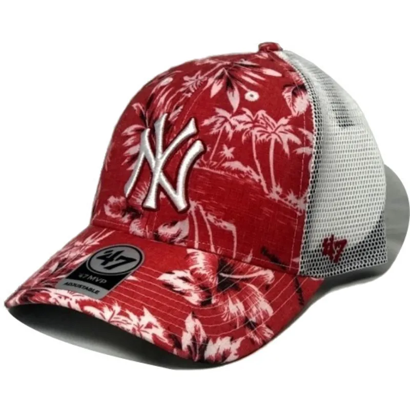 shapka-izvita-traker-chervena-snapbek-na-new-york-yankees-mlb-ot-47-brand shapka-izvita-traker-chervena-snapbek-na-new-york-yankees-mlb-ot-47-brand