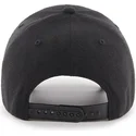 schwarze-snapback-cap-mit-gebogenem-schirm-und-grunem-new-york-yankees-mlb-logo-von-47-brand-mvp