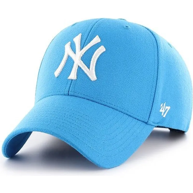 shapka-izvita-sinya-snapbek-glaciar-na-new-york-yankees-mlb-ot-47-brand