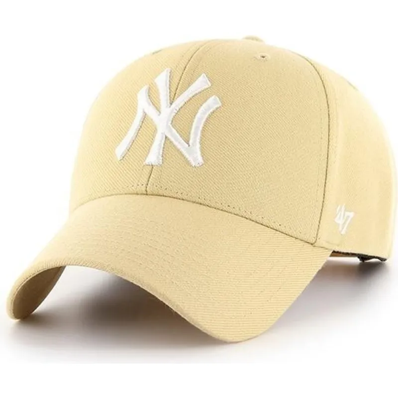 shapka-izvita-zhlt-snapbek-oro-na-new-york-yankees-mlb-ot-47-brand