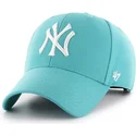 shapka-izvita-zelena-snapbek-turquesa-na-new-york-yankees-mlb-ot-47-brand