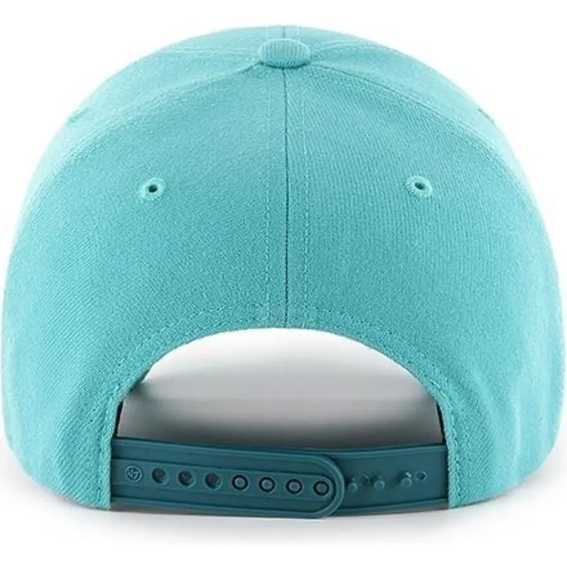 shapka-izvita-zelena-snapbek-turquesa-na-new-york-yankees-mlb-ot-47-brand