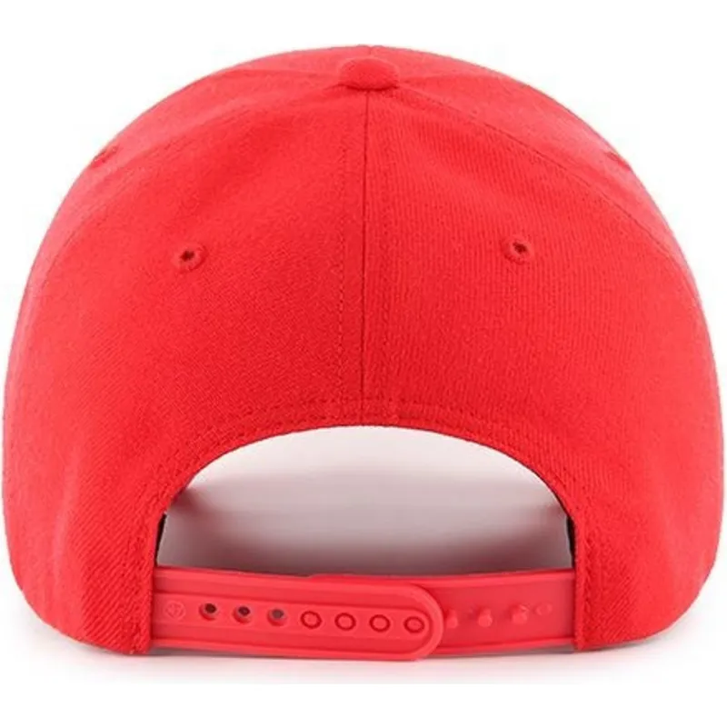 shapka-izvita-chervena-snapbek-na-new-york-yankees-mlb-ot-47-brand
