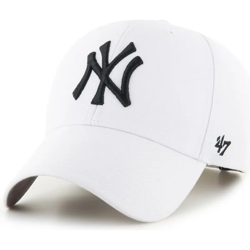 shapka-izvita-byala-snapbek-na-new-york-yankees-mlb-ot-47-brand shapka-izvita-byala-snapbek-na-new-york-yankees-mlb-ot-47-brand
