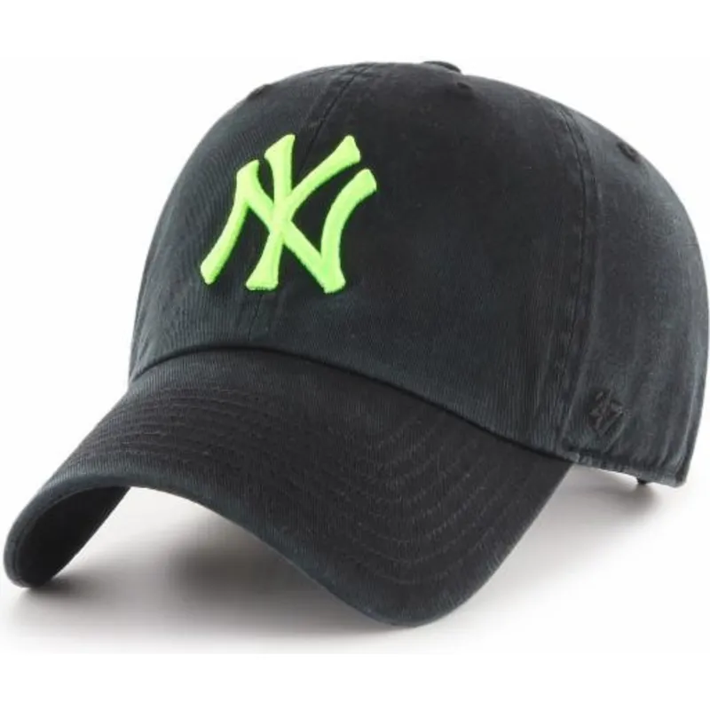 shapka-izvita-cherna-reguliruem-na-new-york-yankees-mlb-ot-47-brand
