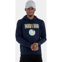 marineblaues-kapuzensweatshirt-pullover-hoody-der-denver-nuggets-nba-von-new-era