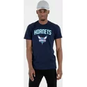 new-era-charlotte-hornets-nba-t-shirt-marineblau