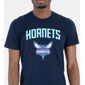 new-era-charlotte-hornets-nba-kurzarmeliges-t-shirt-in-marineblau