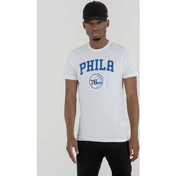 New Era Philadelphia 76ers NBA White T-Shirt