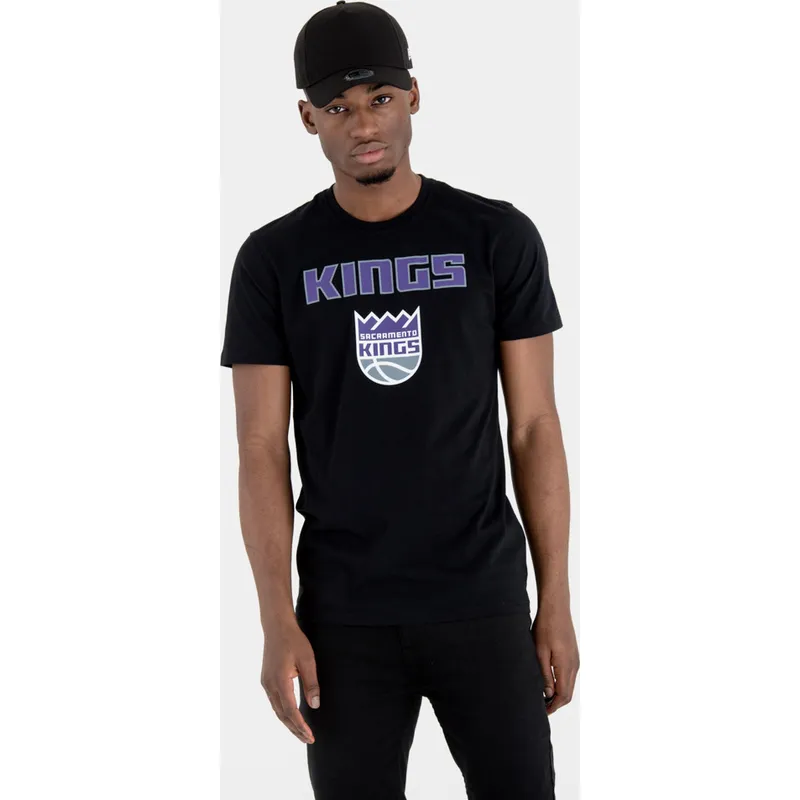 new-era-nba-sacramento-kings-sort-kortaermet-t-shirt
