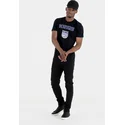 new-era-nba-sacramento-kings-sort-kortaermet-t-shirt