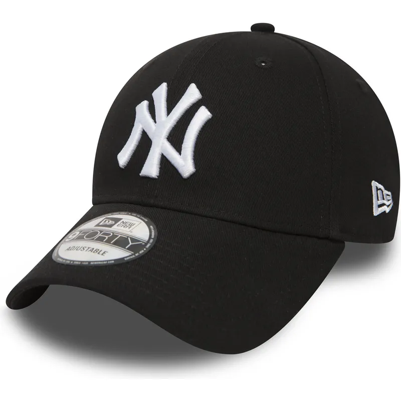 shapka-izvita-cherna-reguliruema-9forty-essential-na-new-york-yankees-mlb-ot-new-era