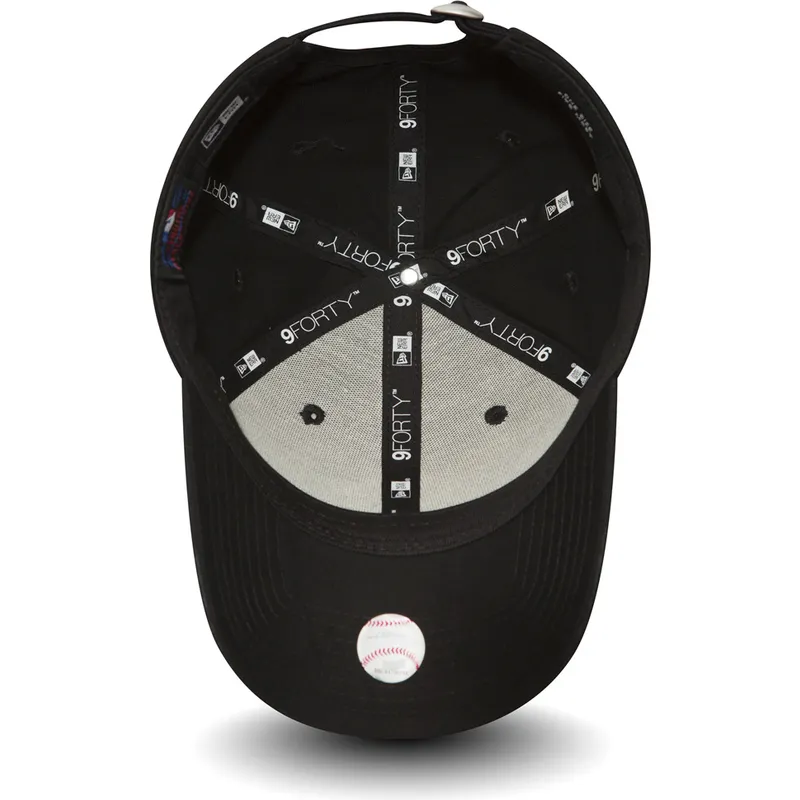 cherna-izvita-reguliruema-shapka-9forty-essential-na-new-york-yankees-mlb-ot-new-era