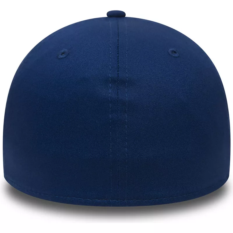 new-era-curved-brim-39thirty-essential-los-angeles-dodgers-mlb-fitted-cap-blau