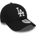 shapka-izvita-cherna-prilepnala-39thirty-essential-na-los-angeles-dodgers-mlb-ot-new-era