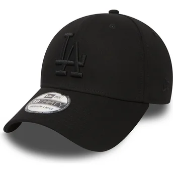 Шапка извита черна прилепнала 39THIRTY Essential на Los Angeles Dodgers MLB от New Era