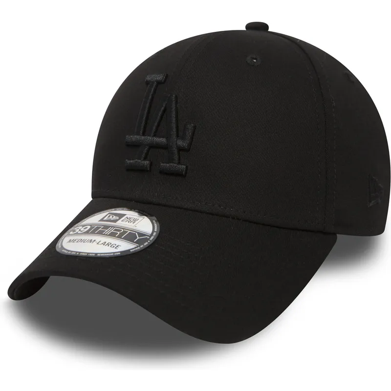 shapka-izvita-cherna-prilepnala-39thirty-essential-na-los-angeles-dodgers-mlb-ot-new-era