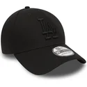 cherna-izvita-shapka-s-cherno-logo-reguliruema-39thirty-essential-na-los-angeles-dodgers-mlb-ot-new-era