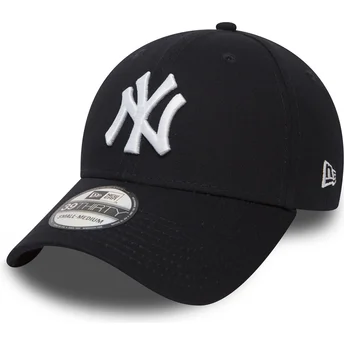 Тъмносиня извита регулируема шапка 39THIRTY Classic на New York Yankees MLB от New Era