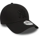 shapka-izvita-cherna-prilepnala-39thirty-classic-na-new-york-yankees-mlb-ot-new-era