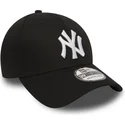 shapka-izvita-cherna-reguliruema-39thirty-classic-na-new-york-yankees-mlb-ot-new-era